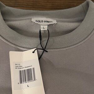 Gold Hinge Light Grey Sweatshirt